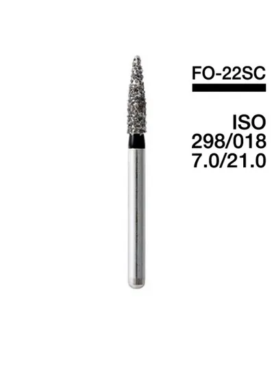 Боры Мани FO-22SC (черн.) (5 шт.), Mani Dia-Burs