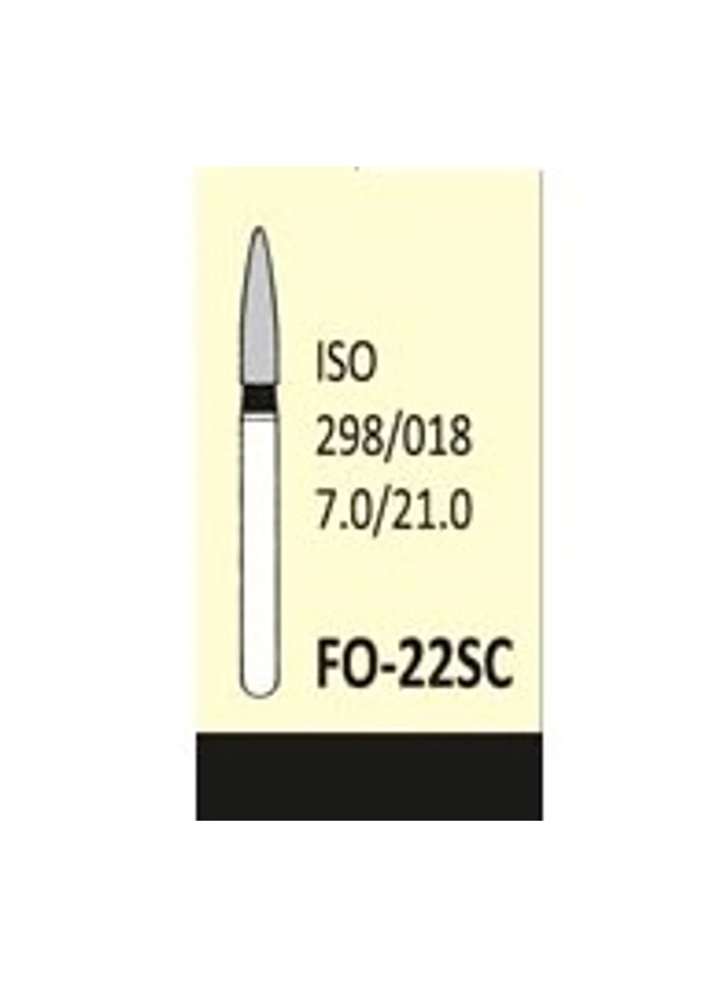 Боры Мани FO-22SC (черн.) (5 шт.), Mani Dia-Burs