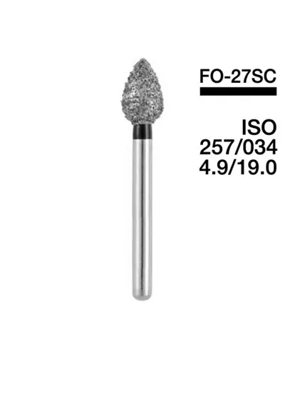 Боры Мани FO-27SC (черн.) (5 шт.), Mani Dia-Burs