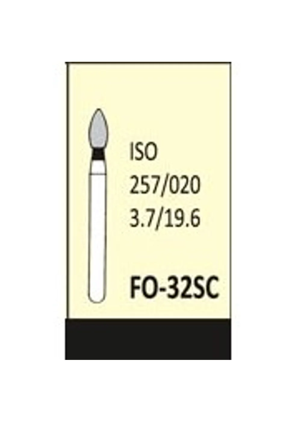 Боры Мани FO-32SC (черн.) (5 шт.), Mani Dia-Burs