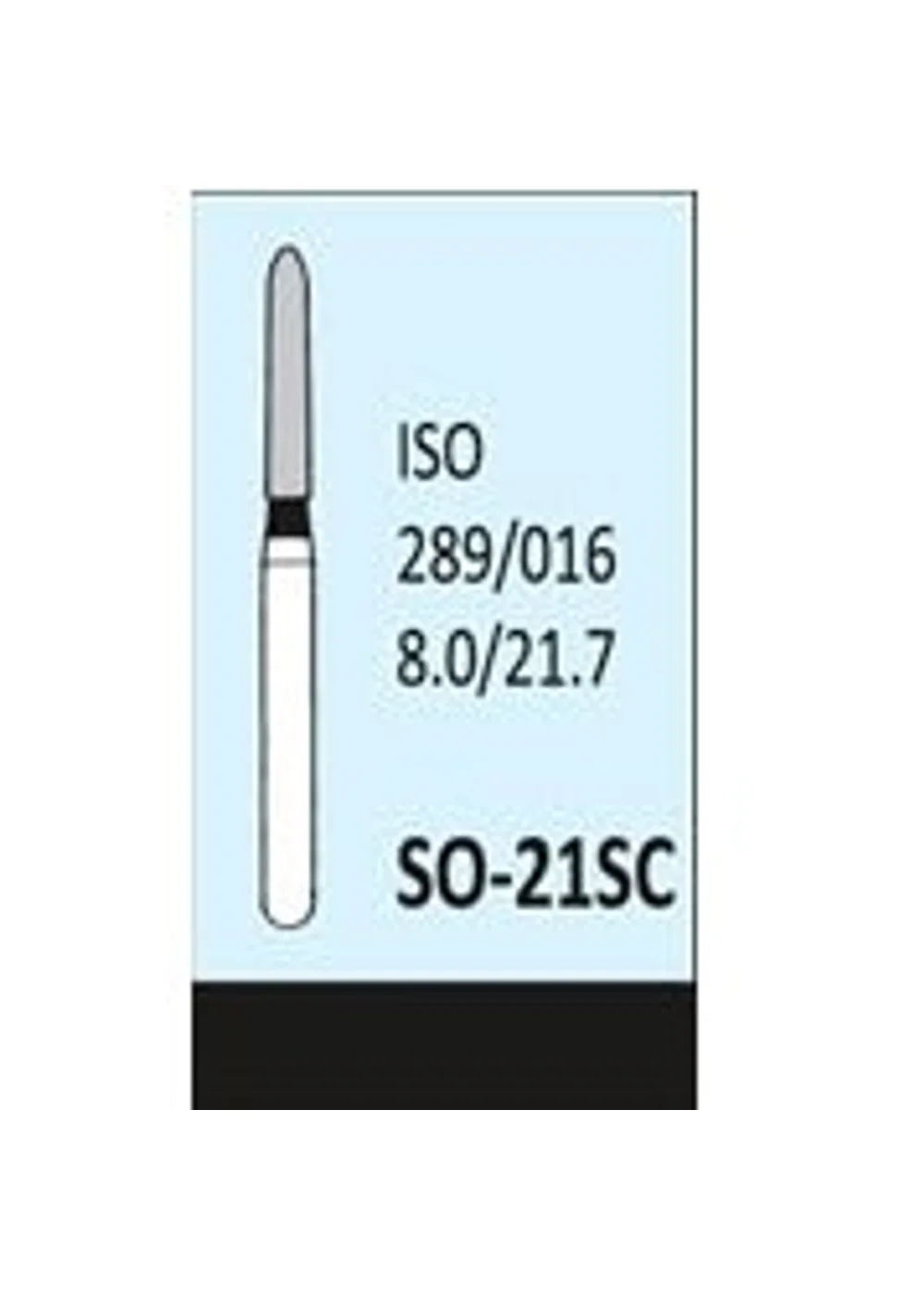 Боры Мани SO-21SC (черн.) (5 шт.), Mani Dia-Burs