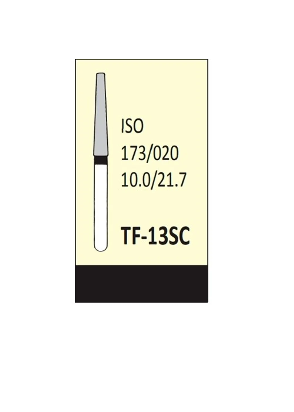 Боры Мани TF-13SC (черн.) (5 шт.), Mani Dia-Burs