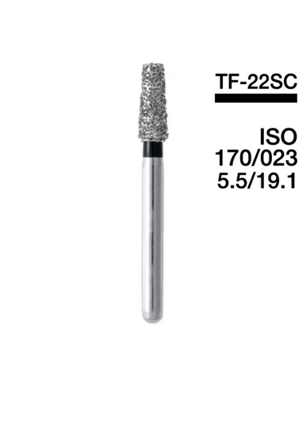 Боры Мани TF-22SC (черн.) (5 шт.), Mani Dia-Burs