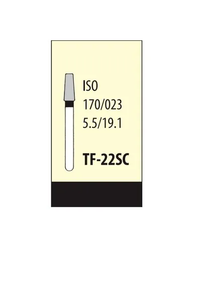 Боры Мани TF-22SC (черн.) (5 шт.), Mani Dia-Burs