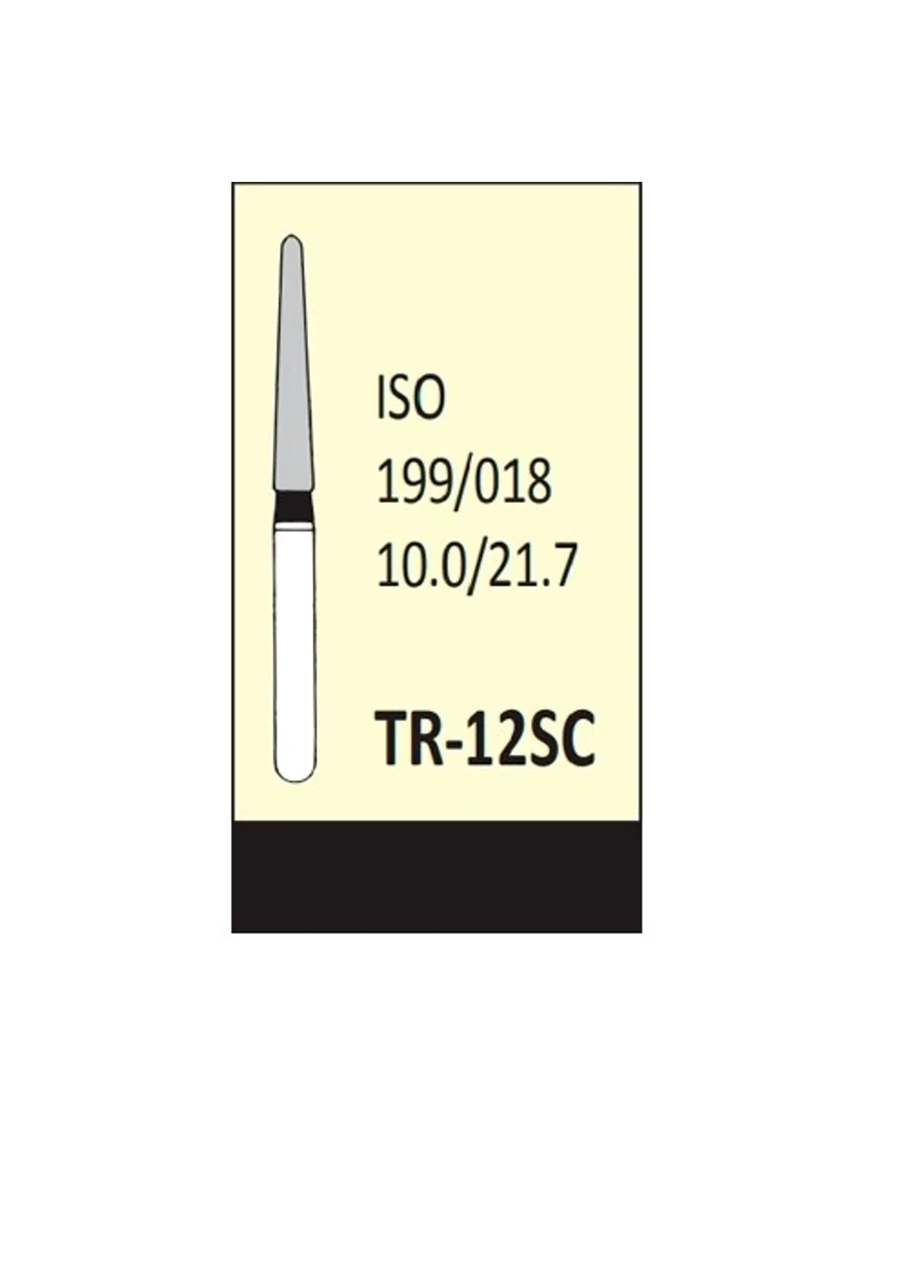Боры Мани TR-12SC (черн.) (5 шт.), Mani Dia-Burs