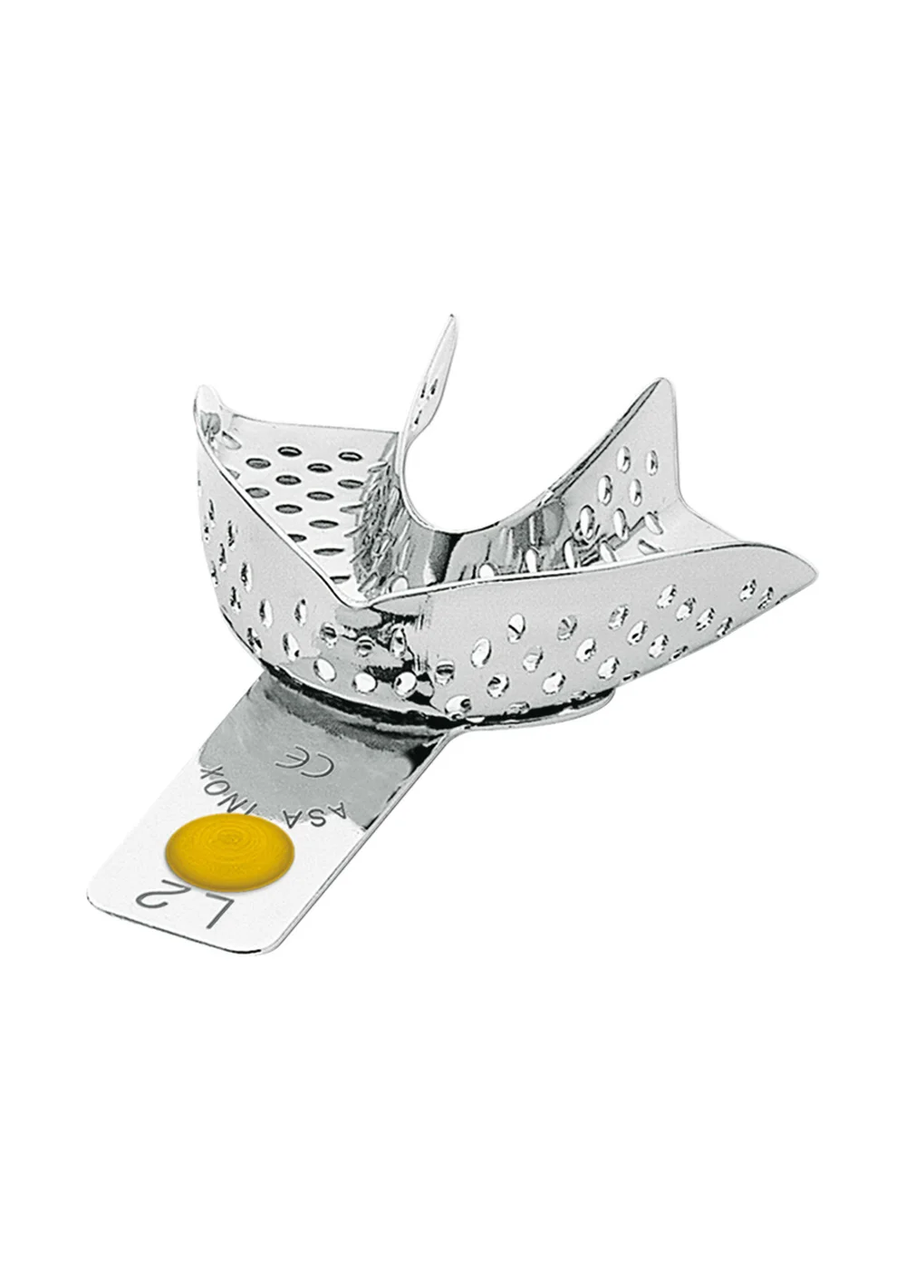 Asa Dental 2801-L2 - ложка слепочная нижняя малая (XS) с перфорацией без бортиков