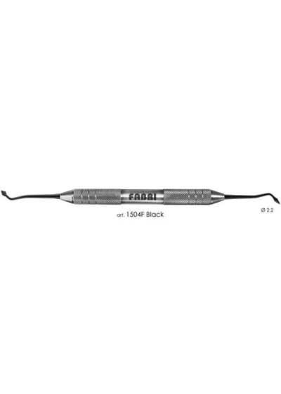 Инструмент FABRI 1504F Black (d2,2) для моделирования черное покрытие,толстая ручка