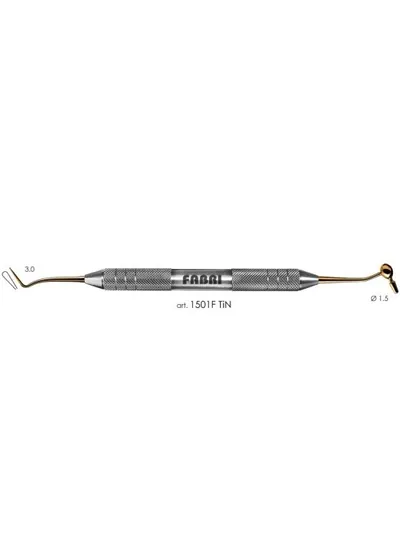 Штопфер-конденсатор FABRI 1501F TiN (золото) толстая ручка