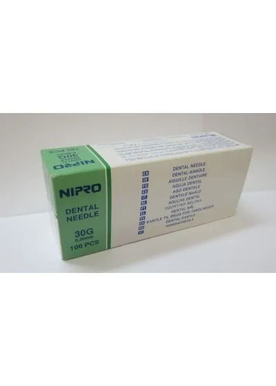 Иглы карпульные NIPRO 16мм х 30G, (Япония)