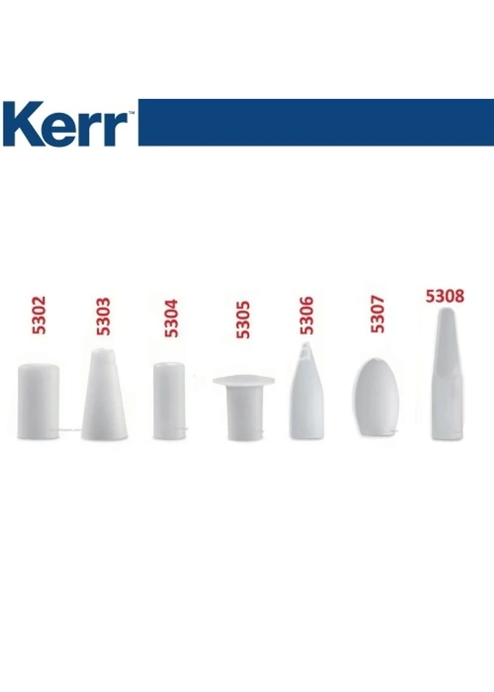 5303 Насадки конические для Компороллера, 100шт., Kerr