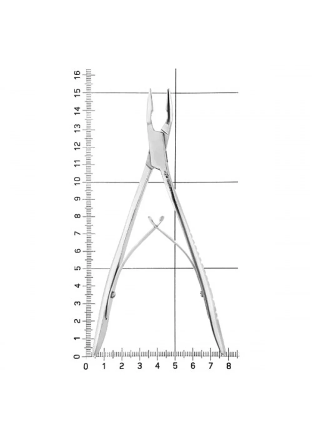 Кусачки костные Micro-Friedmann 16 см, раб. часть 2 мм (HLW 14-2)