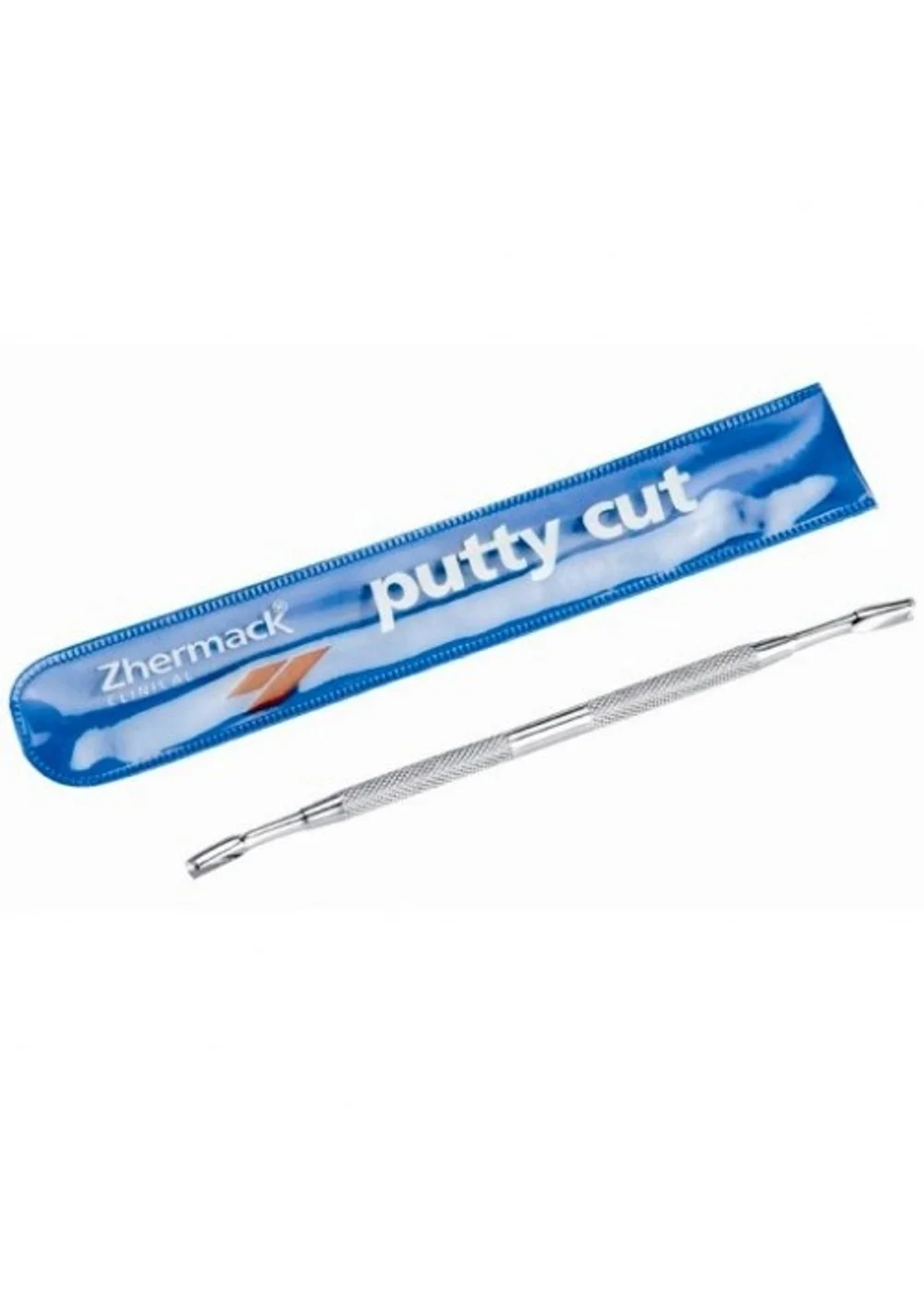 Нож, Zhermack, Putty Cut, двусторонний, нержавеющая сталь
