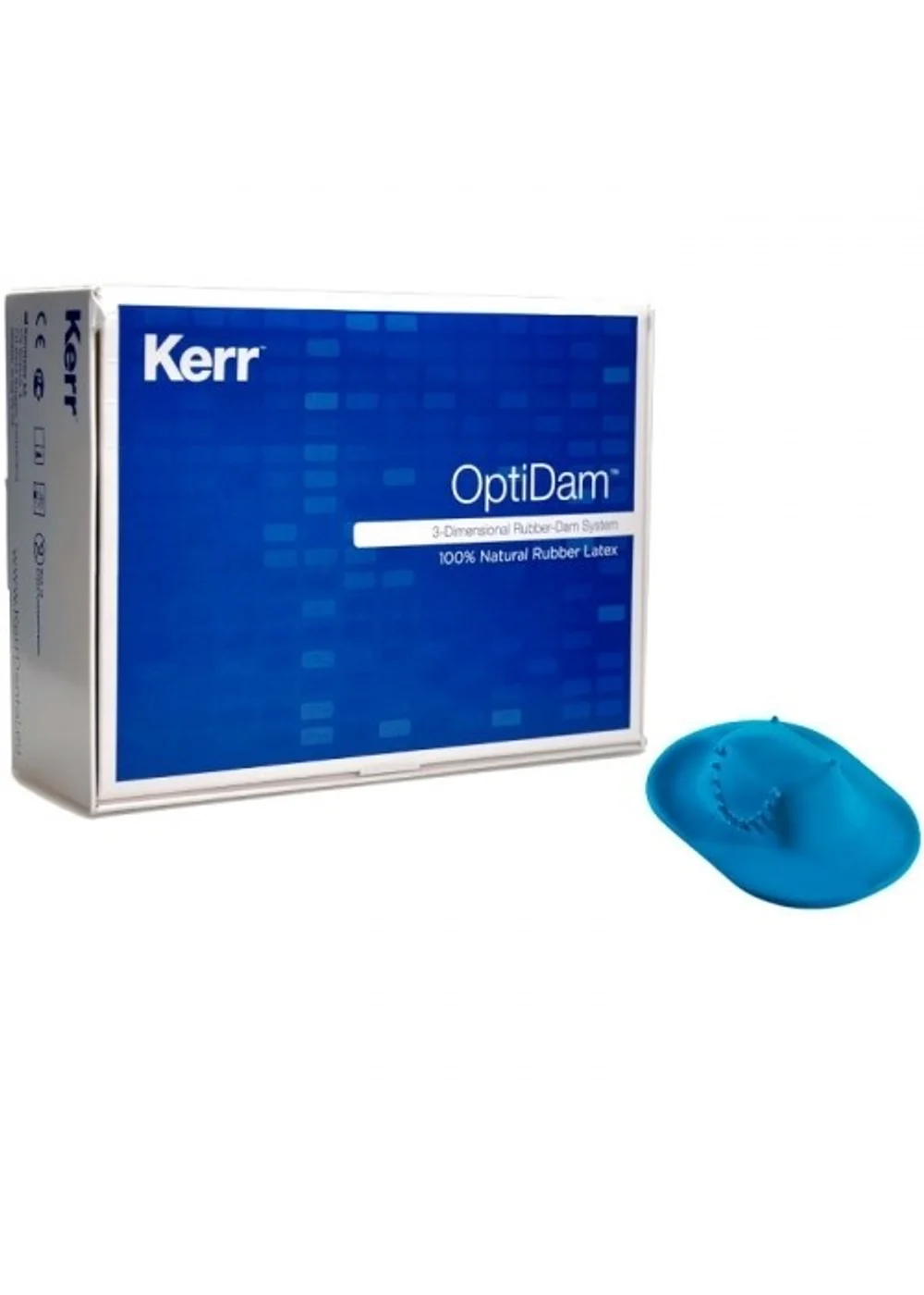 5206 OptiDam Anterior Bulk Refill, 60 коффердамов для фронтальной группы зубов, Kerr