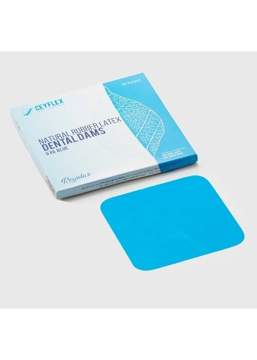Раббер дам-набор листов CEYFLEX Dental DAM, BLUE/ Regular 36 шт.