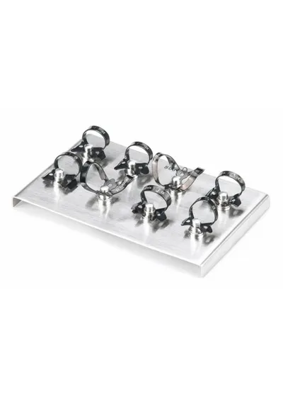 "Раббердам - набор 129-SET-TN ЧЕРНЫЙ (8 крепл.+4 инструмента),Раббер Дам Set"" Medenta Instruments Co"