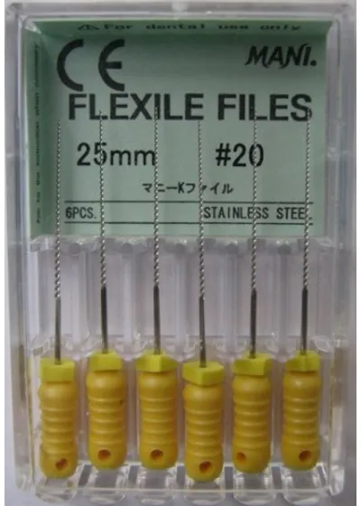 Flexile Files Мани №20 - (25 мм) упаковка 6 шт.