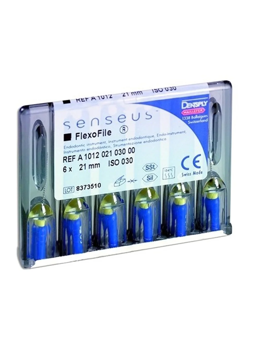 FlexoFile SENSEUS №15-40 (25 мм) (6шт)-очень гибкий ручной инструмент