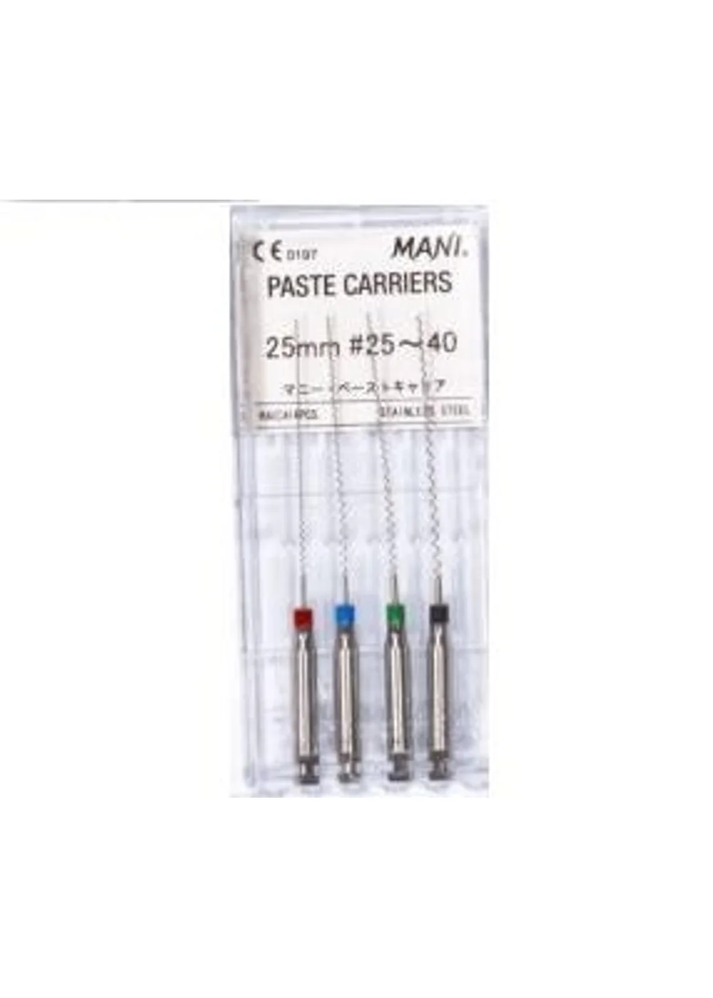 Paste carriers ISO 25-40 (25мм) упаковка 4 шт. MANI