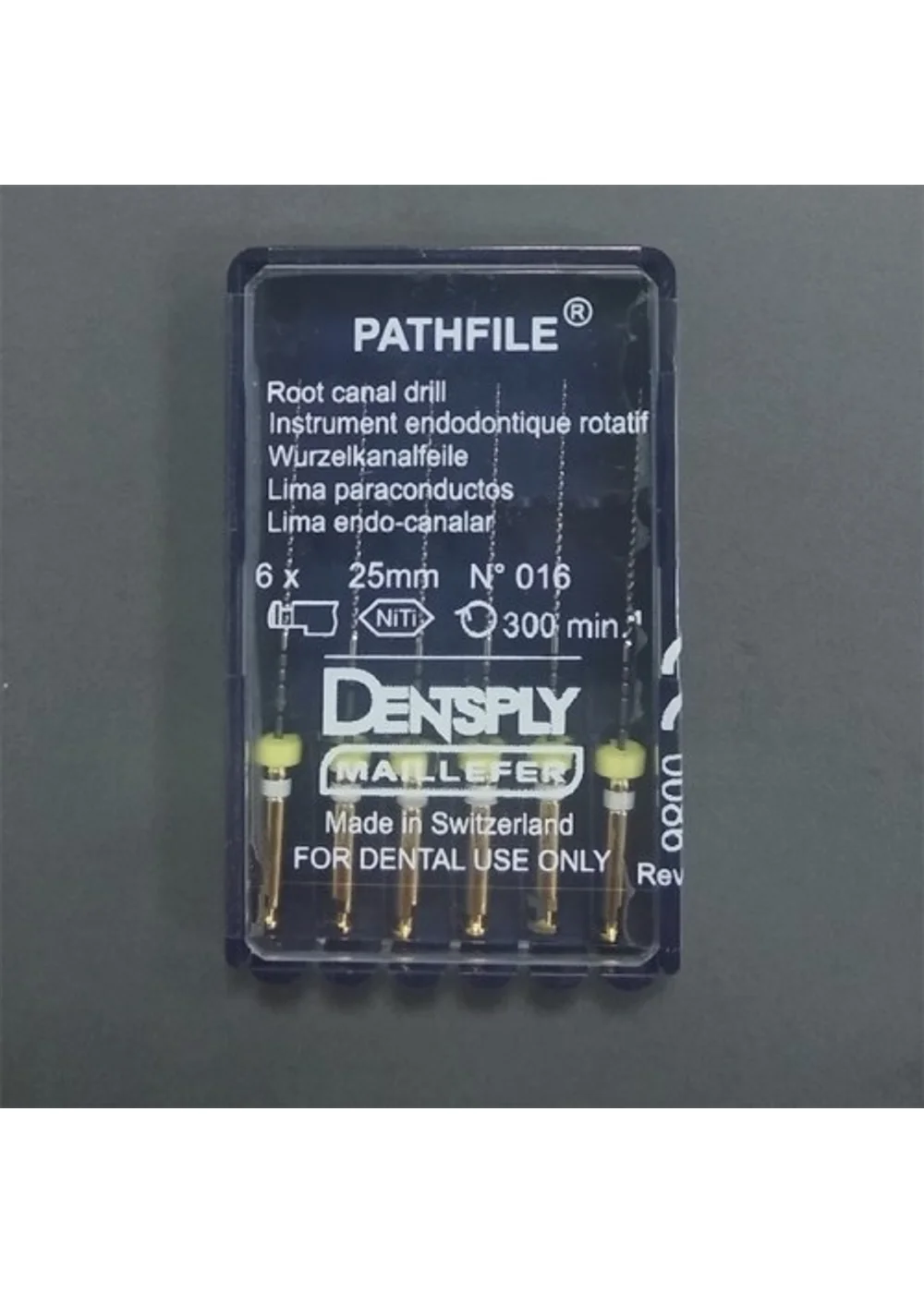 Pathfile NiTi №016 (25мм) - инструмент стоматологический эндодонтический 6 шт. Maillefer