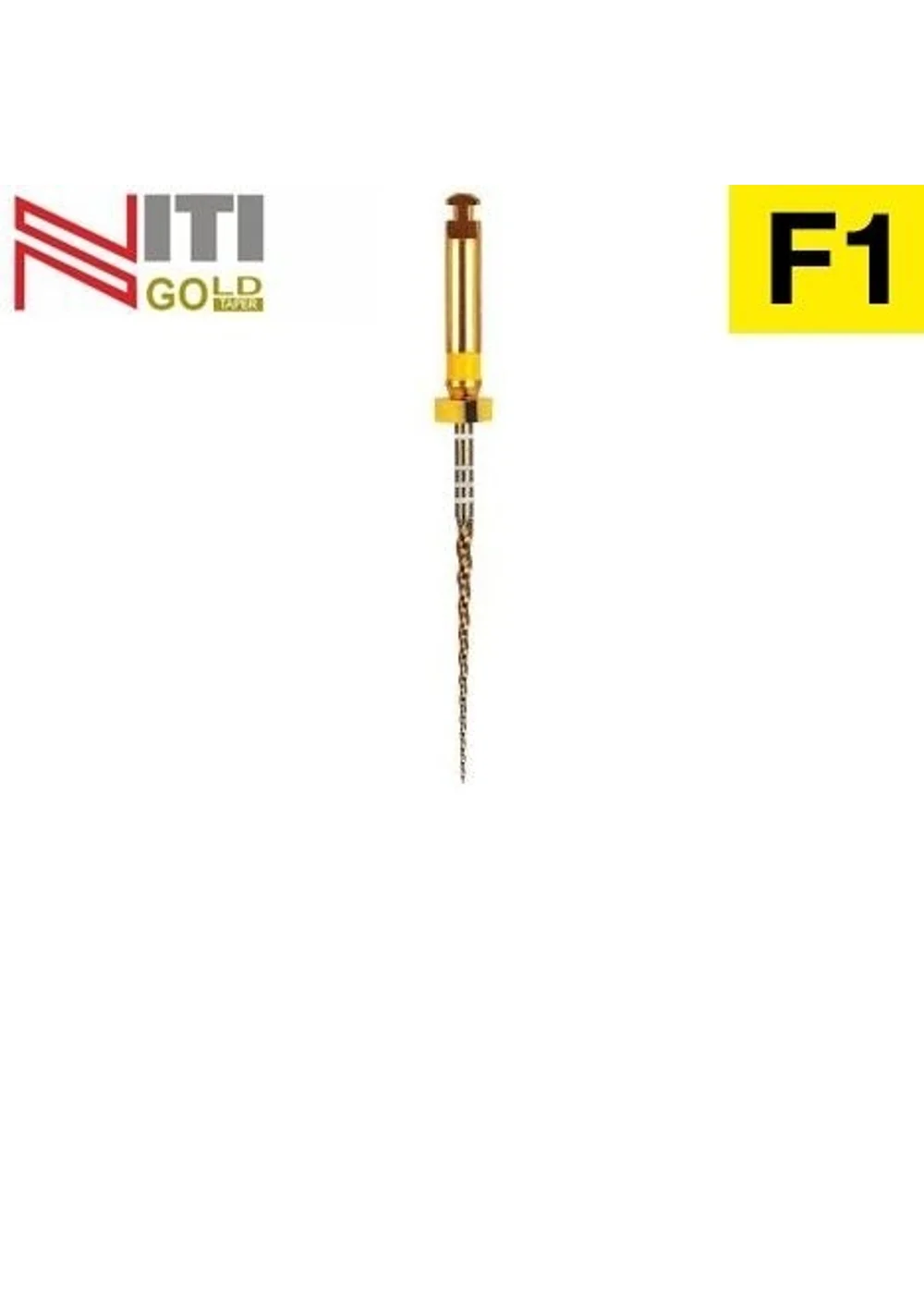 Gold-Taper F1, 31мм (6шт.)-машинный инструмент для обработки корневых каналов, Геософт