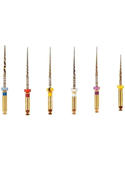 Gold-Taper S2, 31мм (6шт.)-машинный инструмент для обработки корневых каналов, Геософт