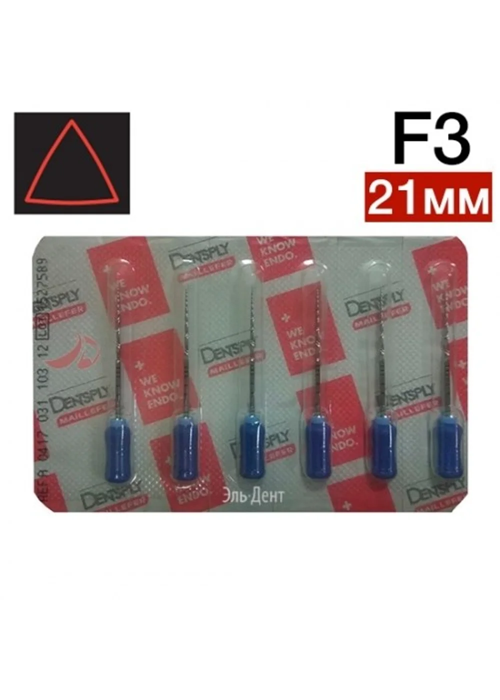 ProTaper ручной F3 (21мм) (6шт.)