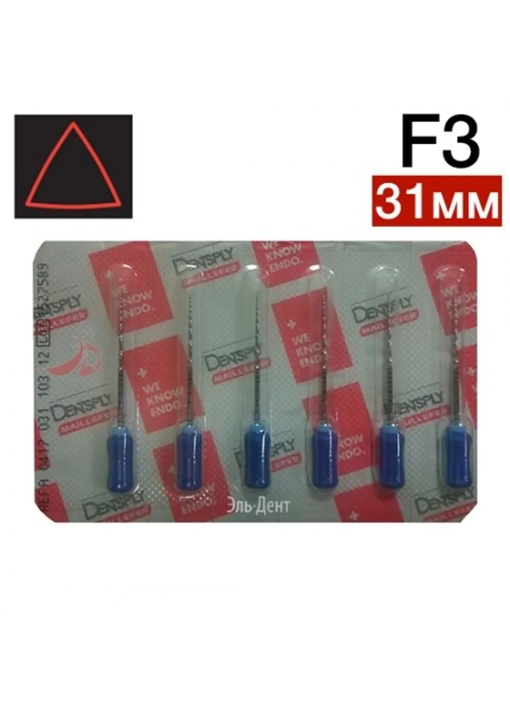 ProTaper ручной F3 (31мм) (6шт.)