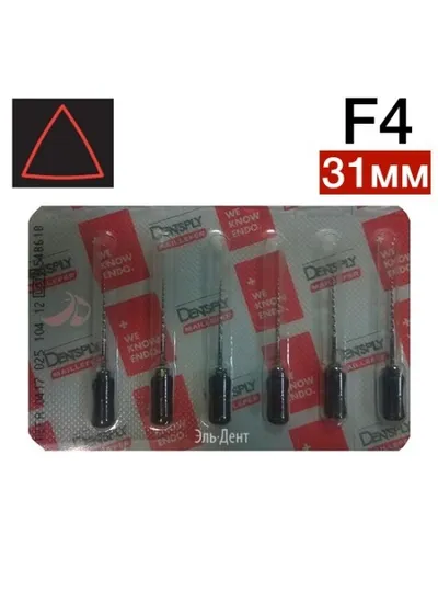 ProTaper ручной F4 (31мм) (6 шт.) чер.