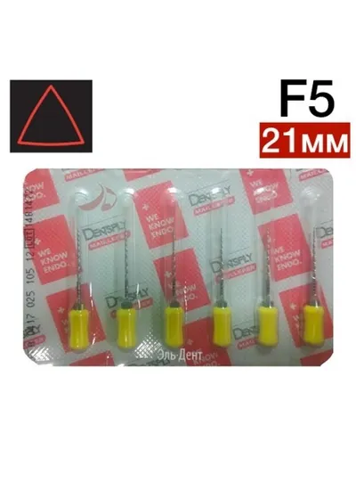 ProTaper ручной F5 (21мм (6 шт.) черн.