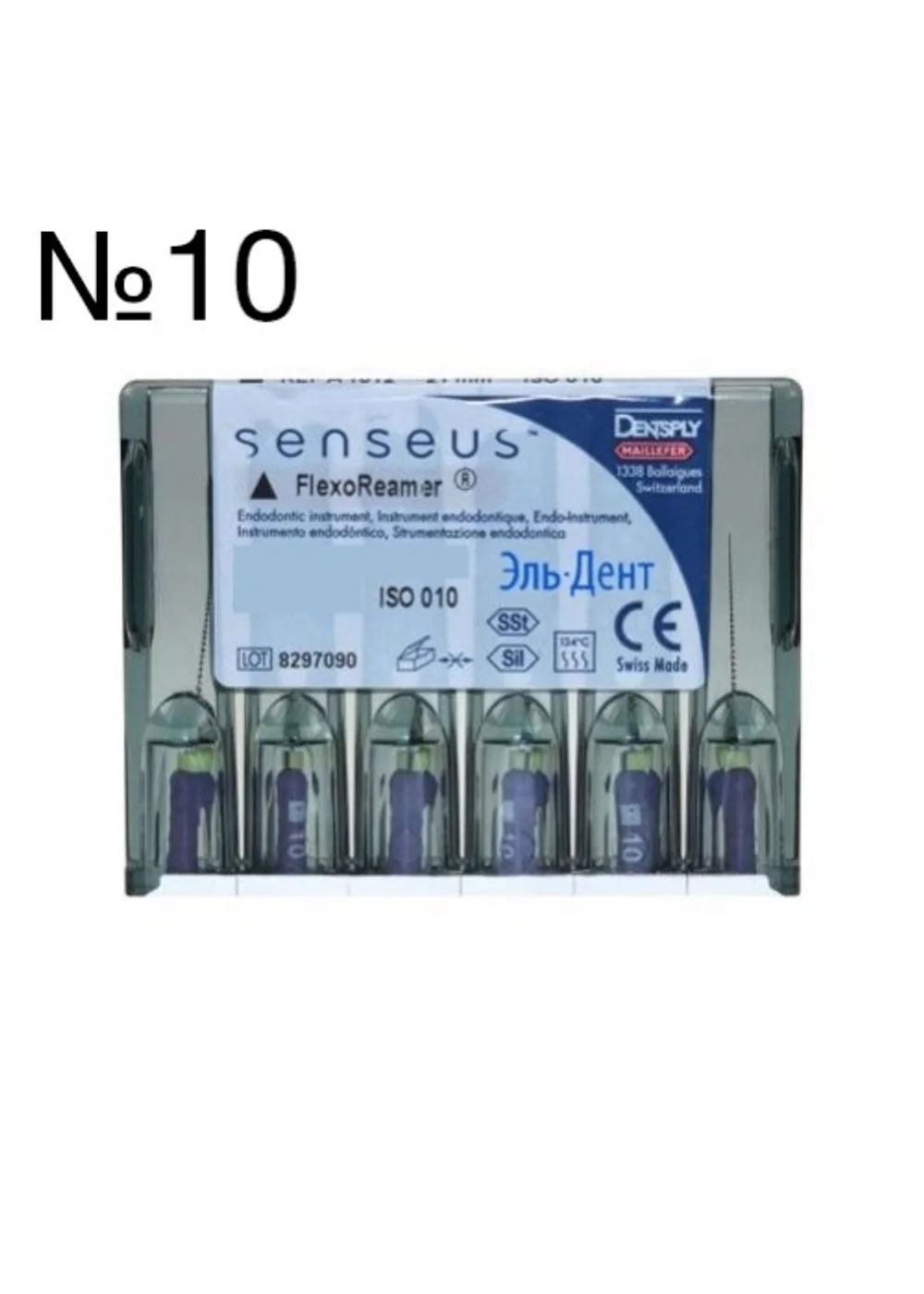Flexoreamer SENSEUS №10 (6шт)-очень гибкий инструмент с силиконовой ручкой
