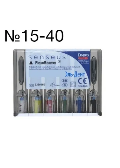 Flexoreamer SENSEUS №15-40 (6шт)-очень гибкий инструмент с силиконовой ручкой