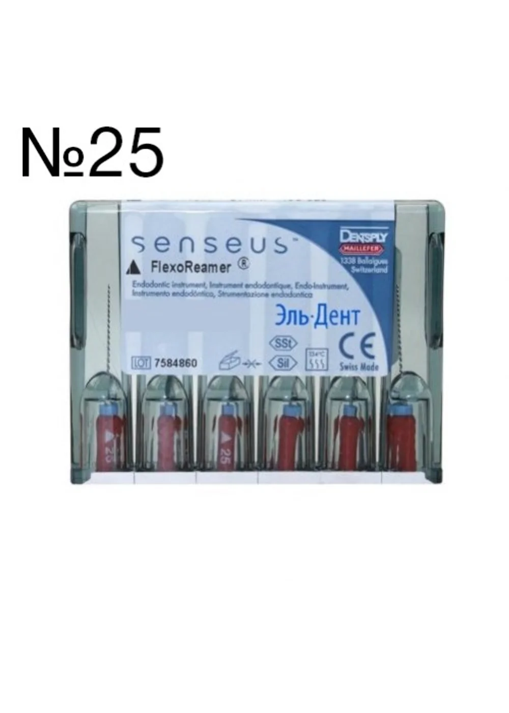 Flexoreamer SENSEUS №25 (6шт)-очень гибкий инструмент с силиконовой ручкой