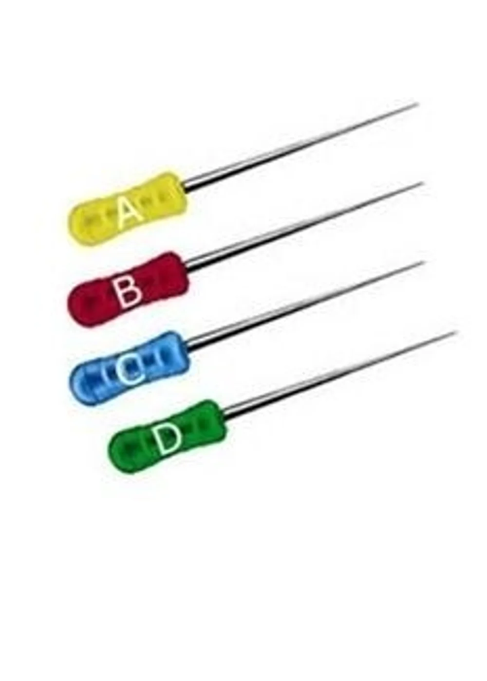 FINGER SPREADER A-D (ассорт.) - Уплотнитель гуттаперчи ручной, 21мм, 4шт, Dentsply-Maillefer (Швейцария)