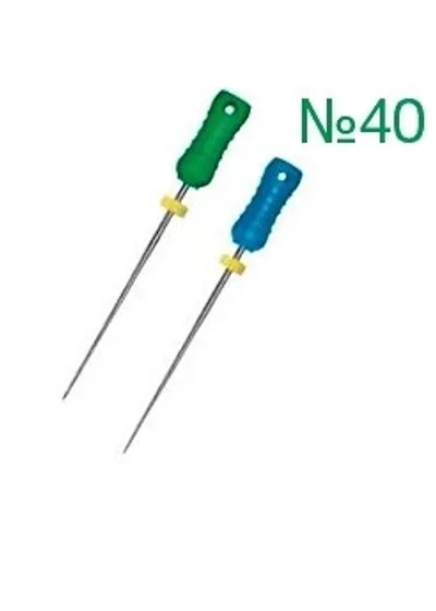 Spreaders №40 упак.6 шт.VDW- ручные файлы для работы с гуттаперчей в канале с латеральной конденсацией