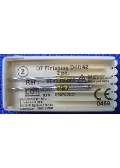 Finishing Drill-Развертка-дриль №2, 2 шт., VDW