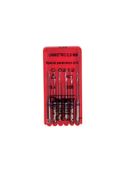 Penetration drill №008 (6 шт.), 1 полоса, фиолетовый, Maillefer