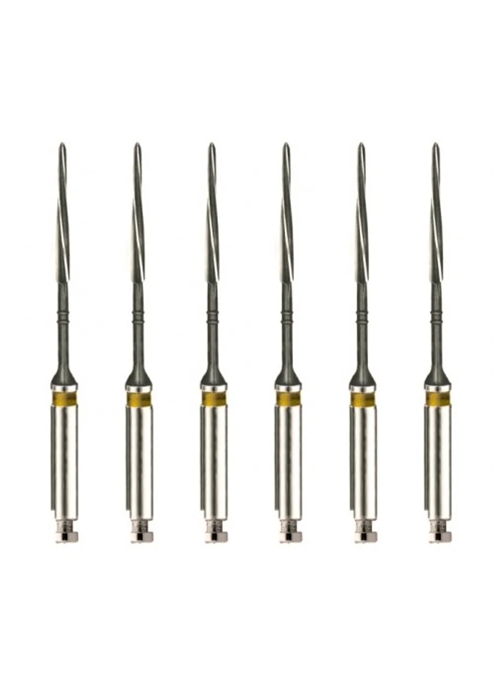 Penetration drill №208 (6 шт.), 1 полоса, желтый, Maillefer