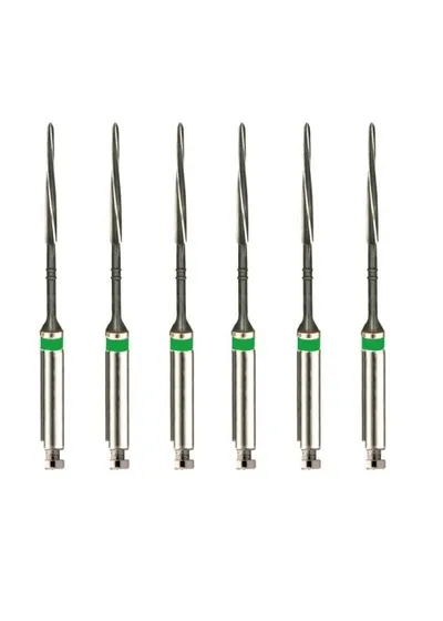 Penetration drill №210 (6 шт.), 1 полоса, зеленый, Maillefer