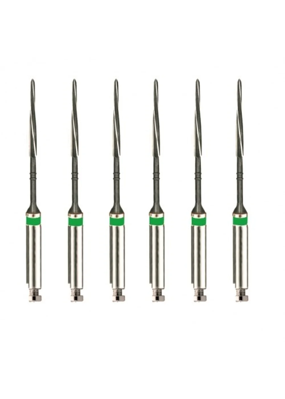 Penetration drill №210 (6 шт.), 1 полоса, зеленый, Maillefer