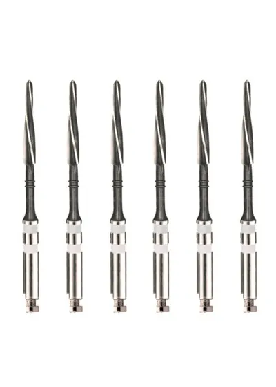 Unimetric калибровочный дриль №108 (6шт.) 2 полосы, белый, Maillefer