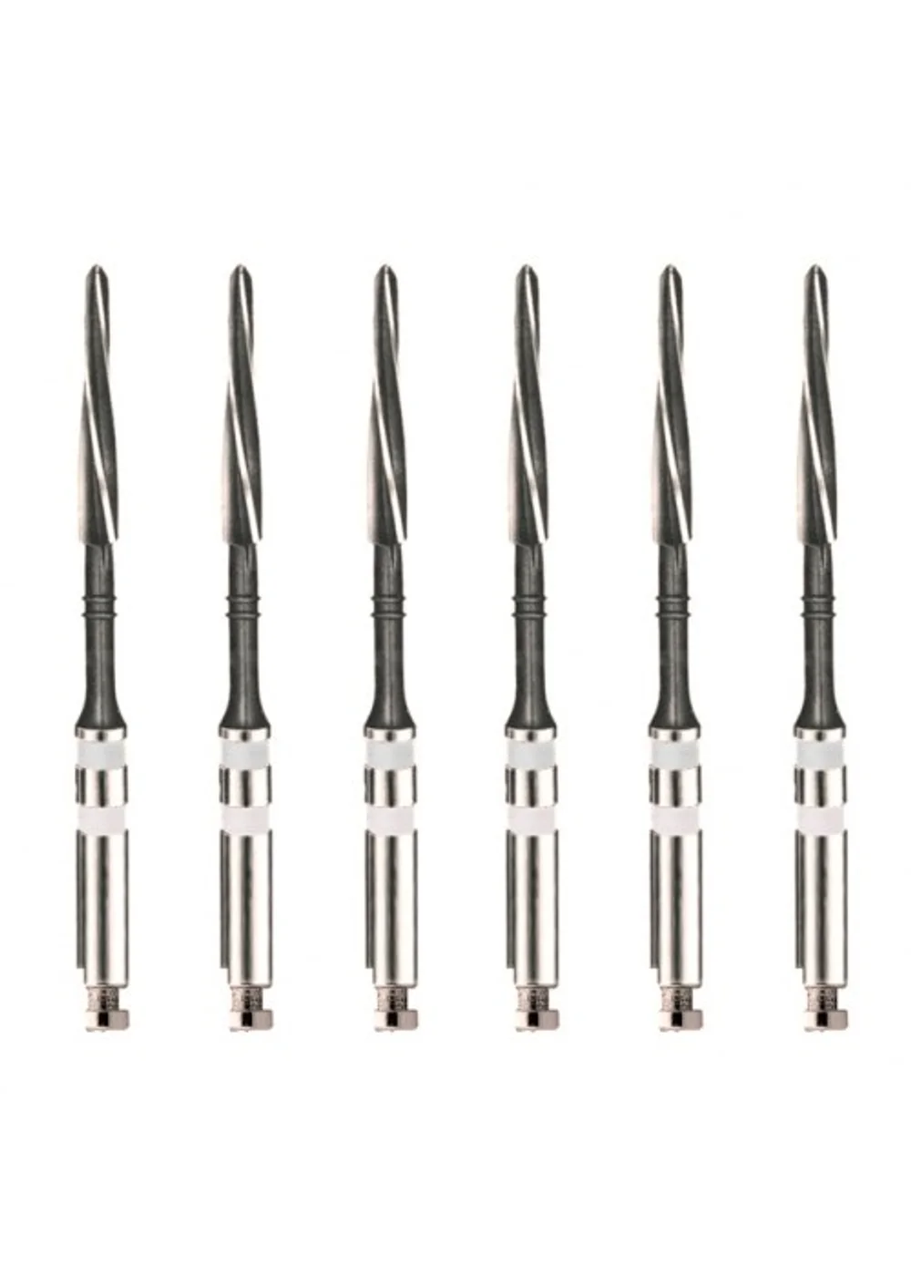 Unimetric калибровочный дриль №108 (6шт.) 2 полосы, белый, Maillefer