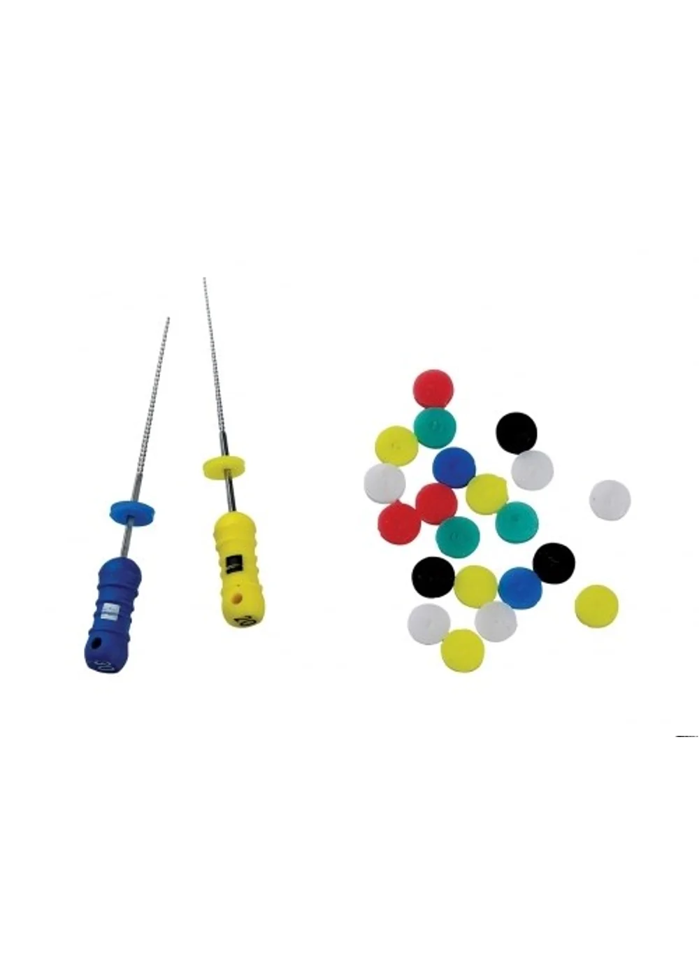 Endo-Stops 120шт.-ограничители для эндодонтические инструментов без отверстий, 6цветов., ДИАДЕНТ