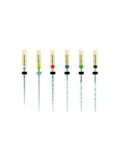 Набор файлов REVO-S Assortiment: L25 мм, (6 шт.). SC1-SC2-SU-AS30-AS35-AS40 20143111 (NiTi). Micro-Mega