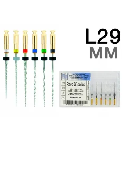 Набор файлов, Micro-Mega, REVO-S Assortiment L29 мм, 6 шт