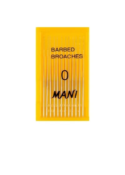 Barbed Broaches (Mani), ISO-0, 52 мм (12 шт.) - пульпоэкстракторы ручные