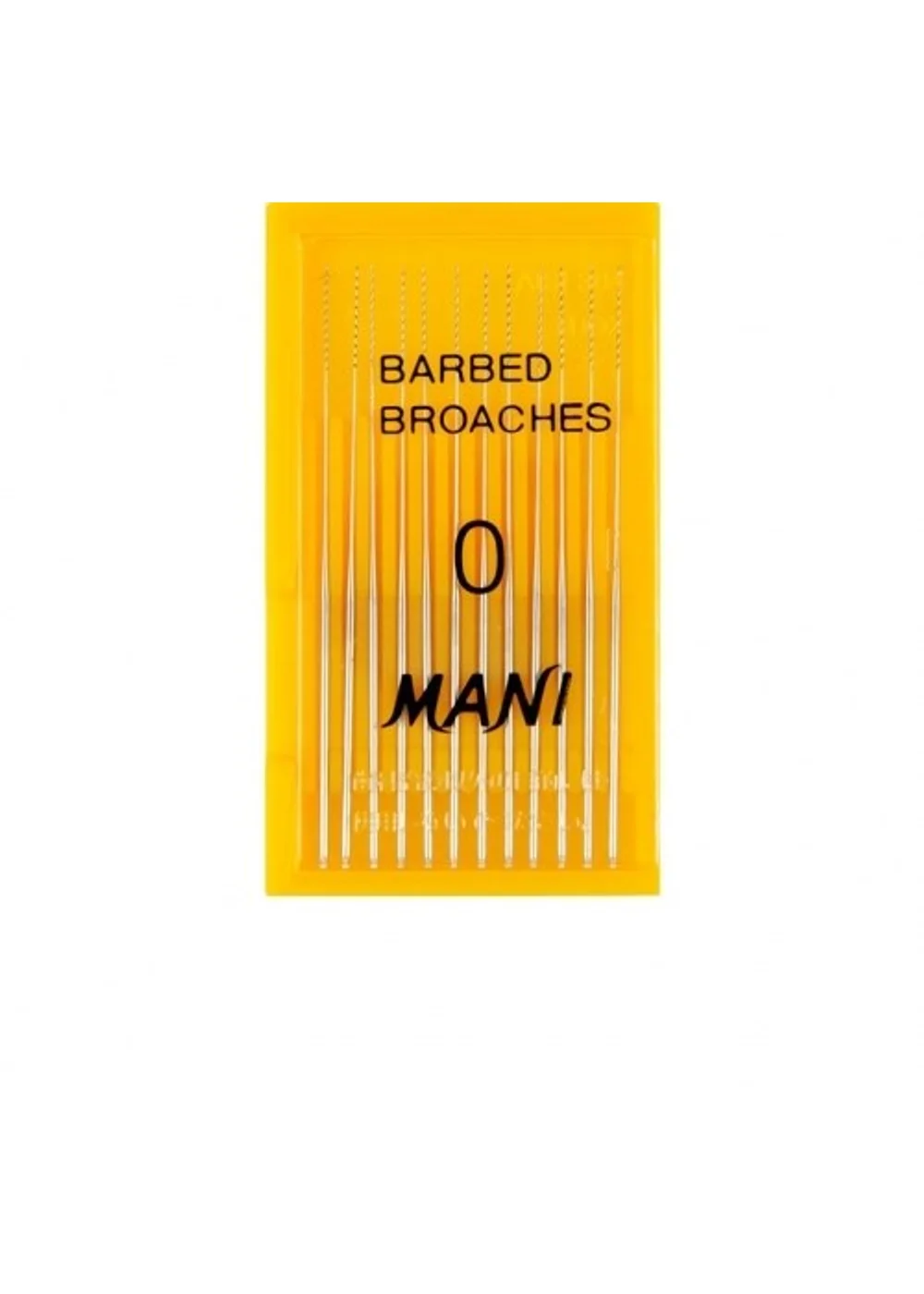 Barbed Broaches (Mani), ISO-0, 52 мм (12 шт.) - пульпоэкстракторы ручные