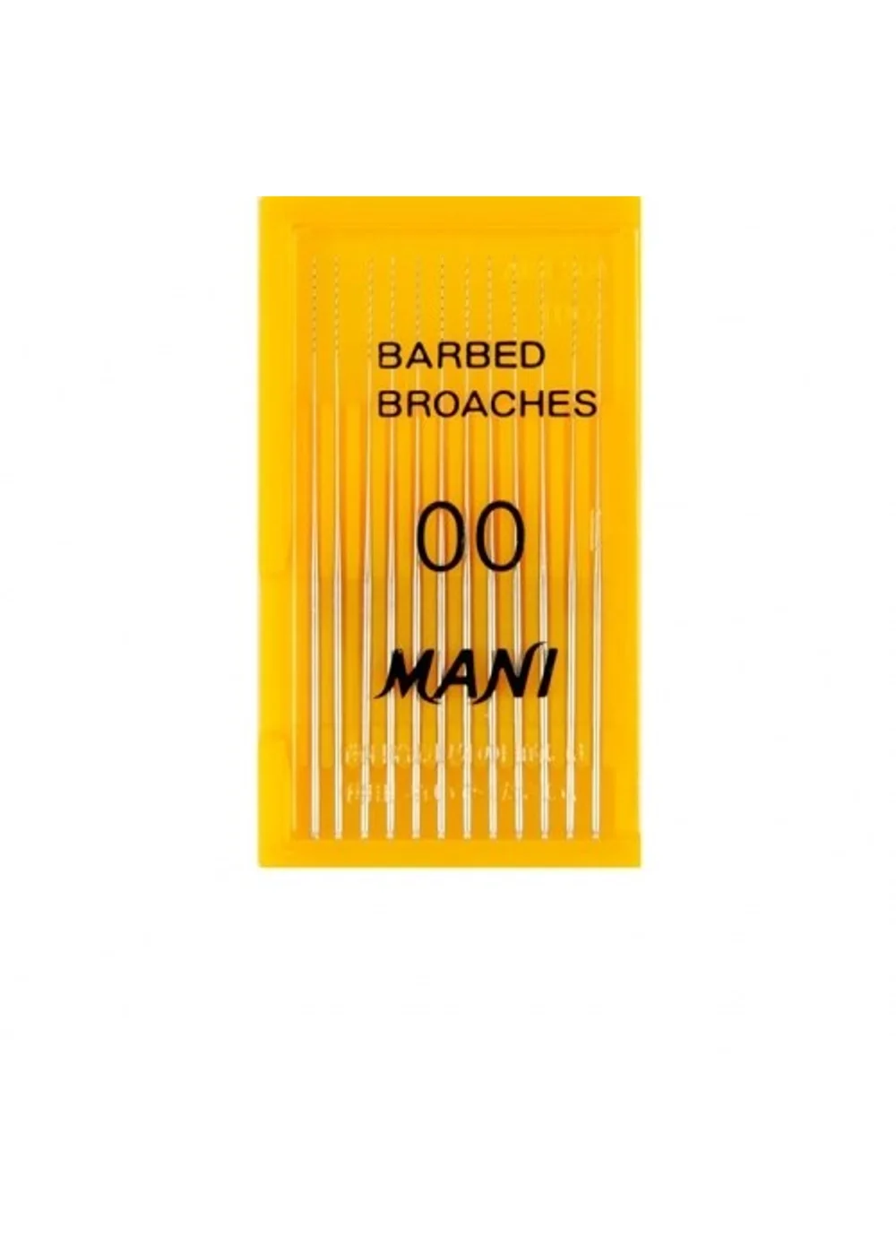 Barbed Broaches (Mani), ISO-00, 52 мм (12 шт.) - пульпоэкстракторы ручные