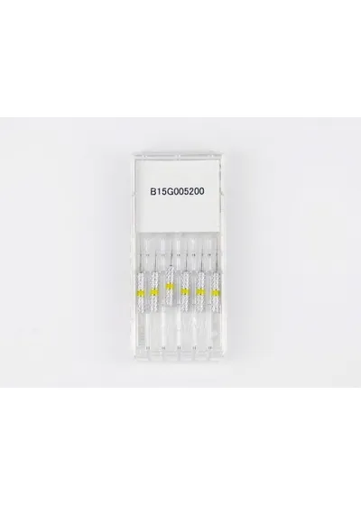 Short Barbed Broaches №2 (Mani), 21 мм (6 шт.) - пульпоэкстракторы ручные короткие