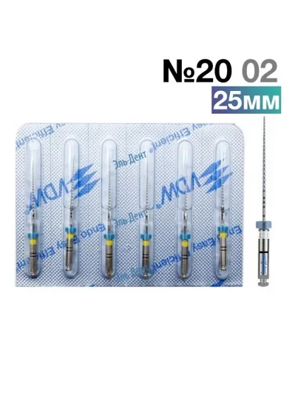 FlexMaster Тейпер NiTi №20 02 L25, VDW