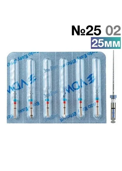 FlexMaster Тейпер NiTi №25 02 L25, VDW